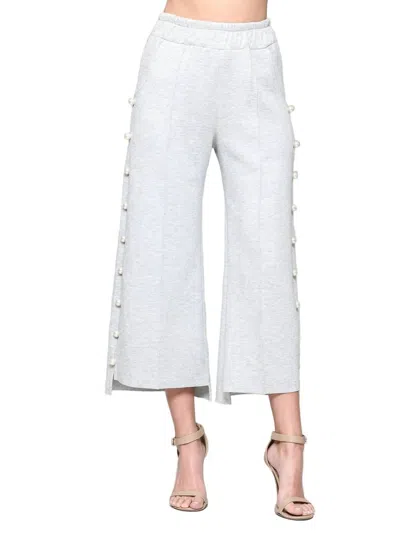 Joh Farrah Pearl Pant In Grey In Gray