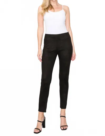 Joh Faux Suede Pants In Black