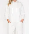 Joh Francine Pearl Hoodie In White In White