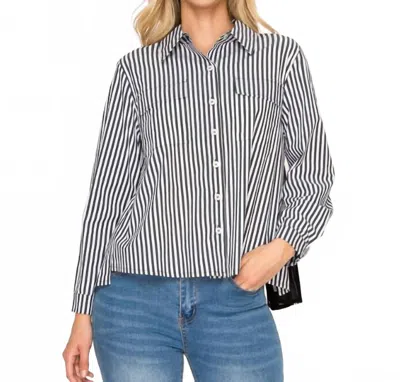 Joh Jenn Shirt With Pleating Details In Black In Pattern