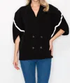 Joh Jinny Knitted Jacket In Black In Black