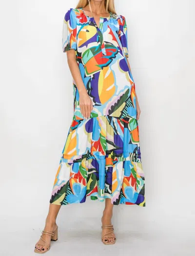 Joh Joan Dress In Multi Color