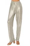 Joh Kimberly Pants In Silver In Neutral