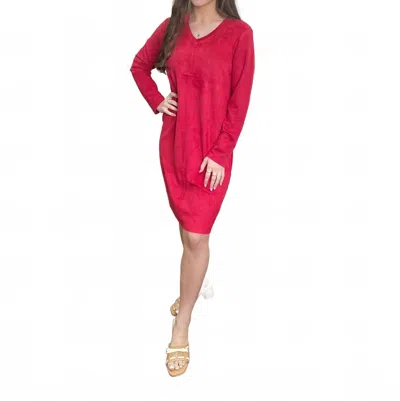 Joh Lia Mini Dress In Scarlet In Red