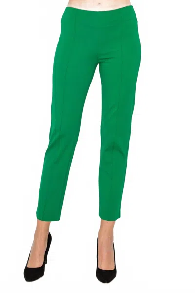 Joh Paul Pointe Knit Pant In Green