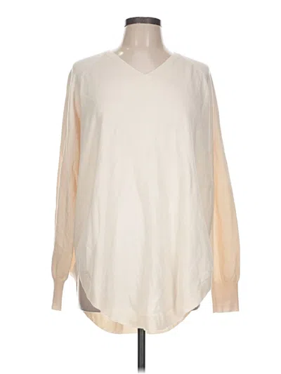 Pre-owned Joh Pullover Sweater In White