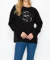 Joh Rachel Top In Black In Black