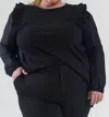 Joh Renita Top - Plus In Black In Black