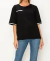 Joh Roxi Top In Black In Black