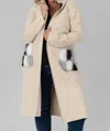 Joh Stella Hooded Coat In Beige In Neutral