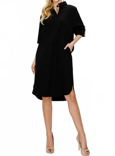 Joh Wendi Tunic Dress In Black