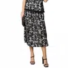 Joh Wilder Skirt In Black/white In Multi
