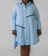 Joh Wrenna Dress - Plus In Light Blue In Blue