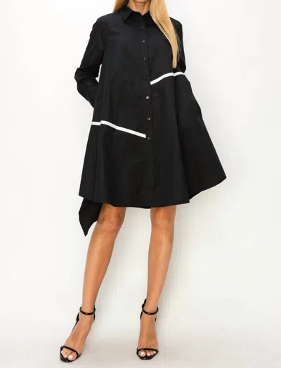 Joh Wrenna Tunic Dress In Black