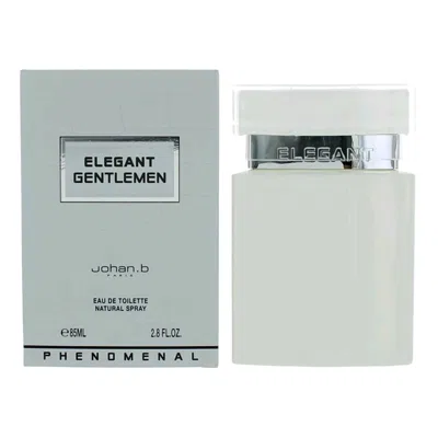 Johan B Elegant Gentlemen Phenomenal By Johan. B, 2.8 oz Eau De Toilette Spray For Men In White