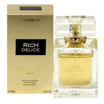 Johan B Ladies Rich Delice Edp Spray 2.8 oz Fragrances 3700134406408 In White