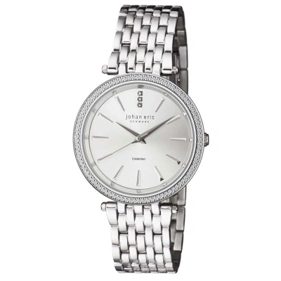 Johan Eric Fredericia Silver Dial Ladies Watch Je-f1000-04-001b In Neutral