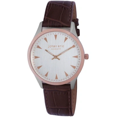 Johan Eric Helsingr Silver Dial Men's Watch Je9000-12-001 In Brown