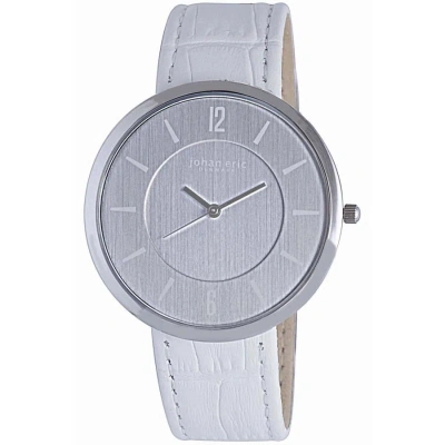 Johan Eric Vejle Silver Dial Silver-tone Steel Ladies Watch Je5001-04-001a In Neutral