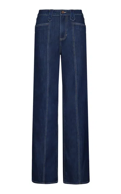 Johanna Ortiz A Navegar Cotton Pants In Blue