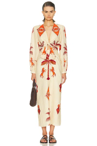 Johanna Ortiz Across Paradise Ankle Dress