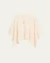 Johanna Ortiz After Swimming Poncho Coverup In Ecru