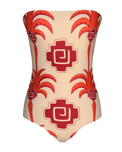 JOHANNA ORTIZ ALTA MAR BANDEAU ONE PIECE SWIMSUIT