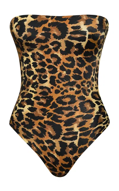 Johanna Ortiz Alta Mar One-piece Swimsuit In Animal Print