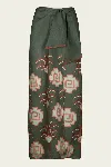 Johanna Ortiz Amazon Echoes Printed Linen Midi Wrap Skirt