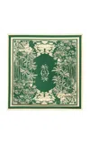 Johanna Ortiz Ancestral Pathways Scarf In Green