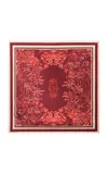 Johanna Ortiz Ancestral Pathways Scarf In Red