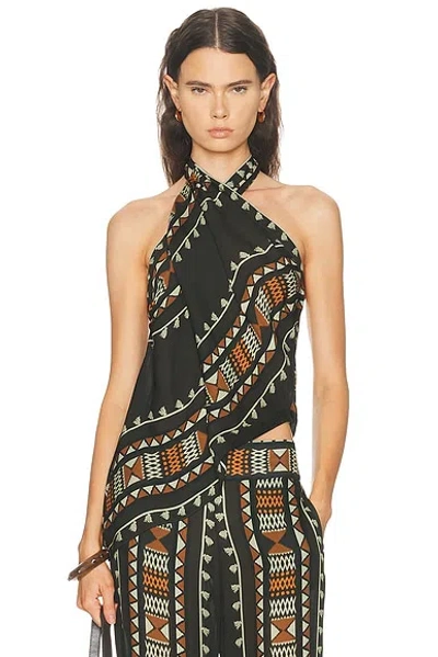 Johanna Ortiz Ancestral Top In Green