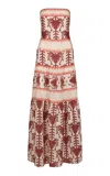 Johanna Ortiz Another Chance Tiered Printed Dress In Neutral
