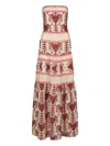 Johanna Ortiz Another Chance Tiered Printed Dress In Neutral