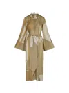 Johanna Ortiz Aqua Cruiser Tunic Dress Sand And Ecru In Neutrals