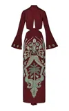 Johanna Ortiz Aurora Mágica Silk Maxi Dress In Multi