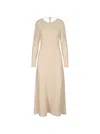 Johanna Ortiz Azure Horizons Ankle Dress Ecru In Neutrals