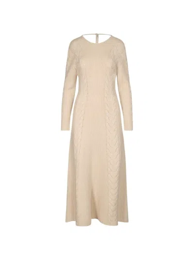 Johanna Ortiz Azure Horizons Ankle Dress Ecru In Neutrals