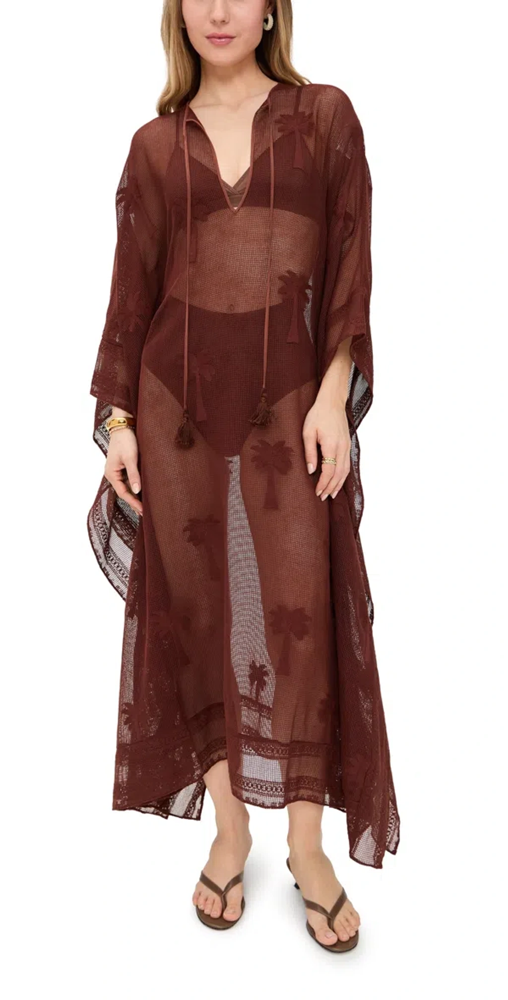 Johanna Ortiz Bar Tunic Dress Chocolate | ModeSens