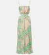 Johanna Ortiz Beach Harmony Dress In Salty Pants Mint In Beige