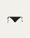 Johanna Ortiz Black Entorche Del Mar Bikini Bottoms In Black