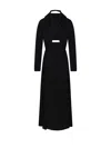 Johanna Ortiz Black Light Heart Ankle Dress In Black