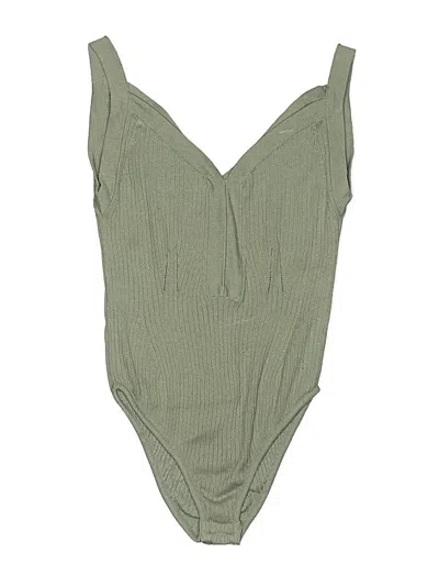 Pre-owned Johanna Ortiz Bodysuit In Gray