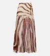 Johanna Ortiz Bohemia Printed Midi Skirt