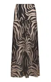 Johanna Ortiz Bohemia Sheer Printed Maxi Skirt