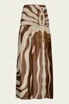 Johanna Ortiz Bohemia Convertible Georgette Midi Dress