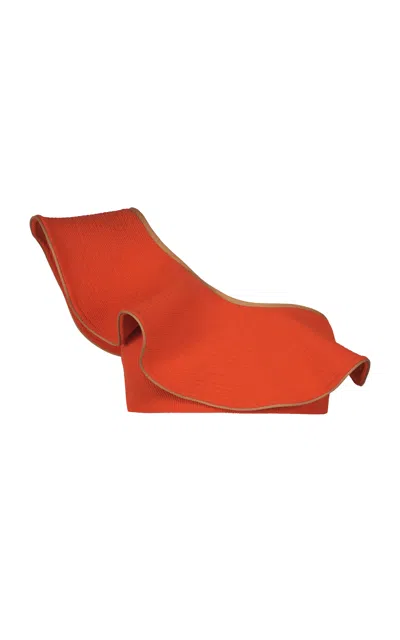 Johanna Ortiz Bolero Life One-shoulder Bikini Top In Orange