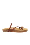Johanna Ortiz Camel Aztec Horse Sandals