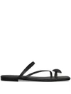 Johanna Ortiz Camino De Las Almas Shell Sandal In Black
