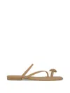 Johanna Ortiz Camino De Las Almas Shell Sandal In Neutral
